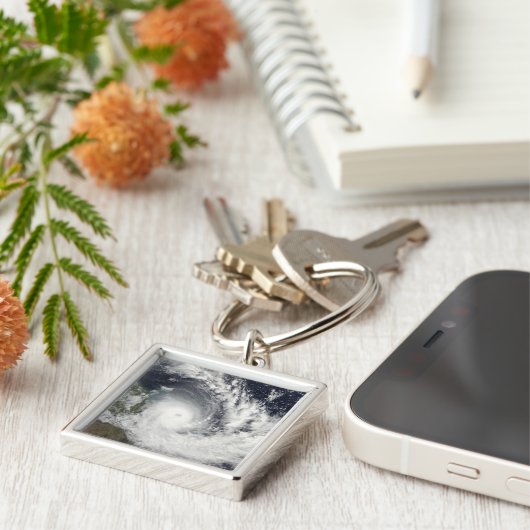 オーストラリア上空の熱帯低気圧のハミッシュ キーホルダー (側面)