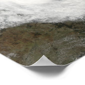 オーストラリア上空の熱帯低気圧のハミッシュ ポスター (角)