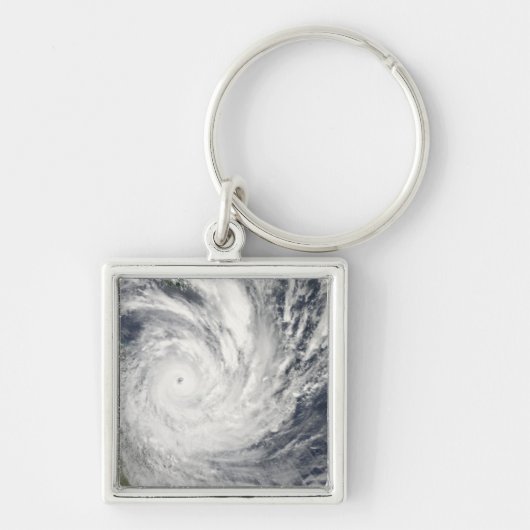 オーストラリア上空の熱帯低気圧 キーホルダー (正面)