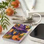 オーストラリア不気味のケルパイハロウィーンパンプキン キーホルダー (正面右)