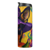 オーストラリア不気味のケルパイハロウィーンパンプキン タンブラー (回転右)