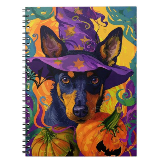 オーストラリア不気味のケルパイハロウィーンパンプキン ノートブック (正面)