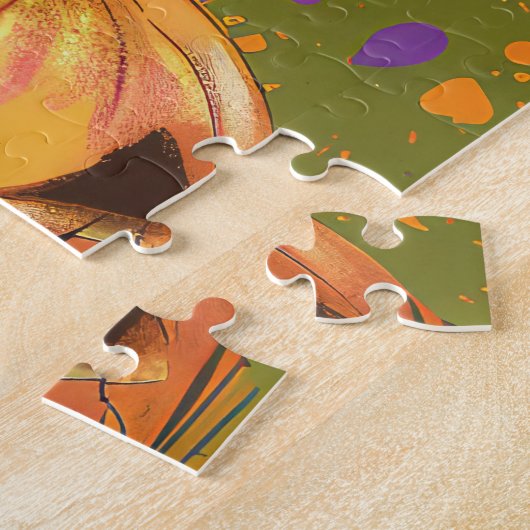 オーストラリア不気味の羊飼いハロウィンウィッチカボチャ ジグソーパズル (側面)