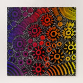 オーストラリア中部アボリジニ派アーティストNaomi Price ジグソーパズル (横)