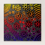 オーストラリア中部アボリジニ派アーティストNaomi Price ジグソーパズル (縦)