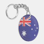 オーストラリア丸アイコン国旗 キーホルダー (正面左)