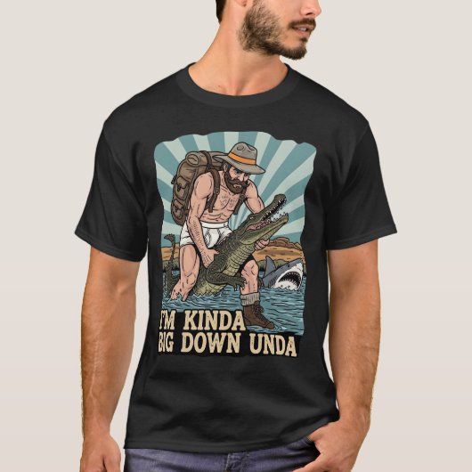 オーストラリア人おもしろ Tシャツ (正面)