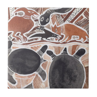 オーストラリア人によっては動物のカメの魚のタイルが夢を見ます タイル