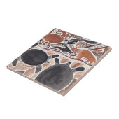 オーストラリア人によっては動物のカメの魚のタイルが夢を見ます タイル (側面)