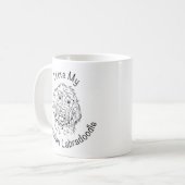オーストラリア人のLabradoodleのマグ コーヒーマグカップ (正面左)