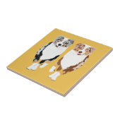 オーストラリア人は4つをセラミックタイル導きます タイル (側面)