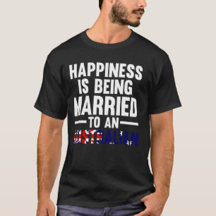 オーストラリア人結婚したにとって幸福は Tシャツ