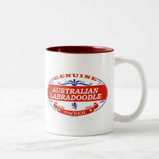オーストラリア人Labradoodle ツートーンマグカップ