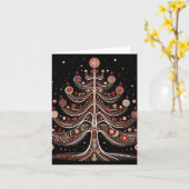 オーストラリア伝統的アートクリスマス カード (黄色い花)