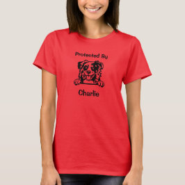 オーストラリア保護の羊飼いの名前で Tシャツ