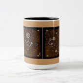 オーストラリア先住民のアートギフト ツートーンマグカップ (中央)