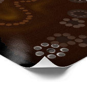 オーストラリア先住民のアートギフト ポスター (コーナー)