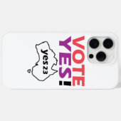 オーストラリア先住民の声にイエスと投票 Case-Mate iPhoneケース (裏面 (横))
