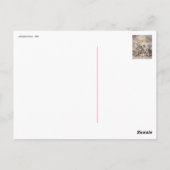 オーストラリア先住民の少年, 1896 ポストカード (裏面)