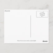 オーストラリア先住民の砂漠のアートハガキ ポストカード (裏面)