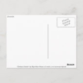 オーストラリア先住民の砂漠のスネークアート ポストカード (裏面)