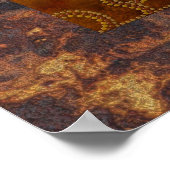 オーストラリア先住民の砂漠の熱ポスター ポスター (角)