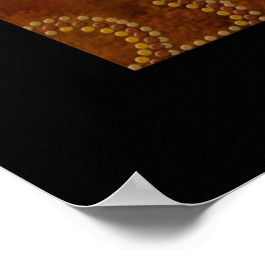 オーストラリア先住民の砂漠の熱ポスター ポスター (角)