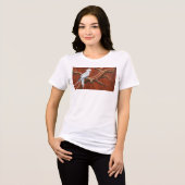 オーストラリア先住民をテーマにしたコッカティエル トライブレンドＴシャツ (正面全面)