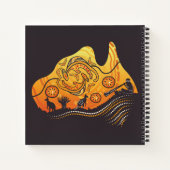 オーストラリア先住民アートスクエア ノートブック (裏面)