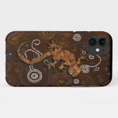 オーストラリア先住民アートデザートゲッコ Case-Mate iPhoneケース (裏面(横))