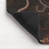 オーストラリア先住民スタイルカンガルー&リザード マウスパッド (コーナー)