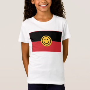 オーストラリア先住民スマイル顔 Tシャツ