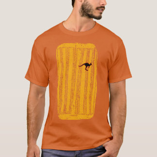 オーストラリア先住民ドラムカンガルー模様 Tシャツ