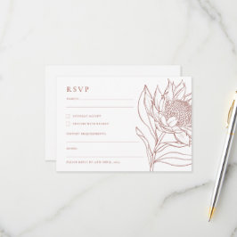 オーストラリア先住民ボタニカルワラタプロテア 出欠カード