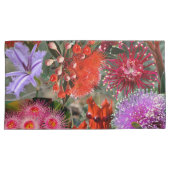 オーストラリア先住民ワイルドフラワーキング 枕カバー (正面右)