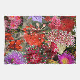 オーストラリア先住民ワイルドフラワーティー/ キッチンタオル