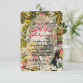 オーストラリア先住民ワイルドフラワー 招待状 (スタンド正面)