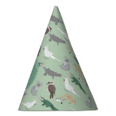 オーストラリア先住民動物ユーカリ誕生日 パーティーハット (右)