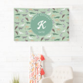 オーストラリア先住民動物ユーカリ誕生日 横断幕 (インサイチュ)