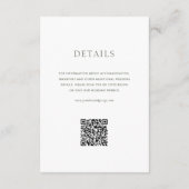 オーストラリア先住民結婚ワイルドフラワー エンクロージャーカード (裏面)