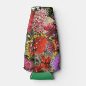 オーストラリア先住民野生の花スタッビーホルダー ボトルクーラー (正面)