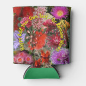 オーストラリア先住民野生の花スタッビーホルダー 缶クーラー (正面)