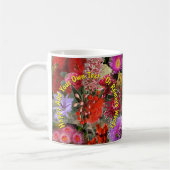 オーストラリア先住民野生の花 コーヒーマグカップ (左)