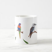 オーストラリア先住民鳥 コーヒーマグカップ (中央)