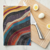 オーストラリア先住民 キッチンタオル (四つ折り)