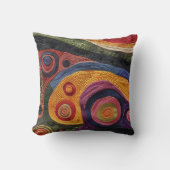 オーストラリア先住民 クッション (正面)