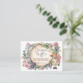 オーストラリア動物フローラ緑おむつラッフル エンクロージャーカード (スタンド正面)