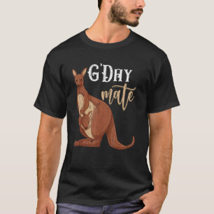 オーストラリア動物園アニマルオーストラリアGデイメイトカンガルー Tシャツ