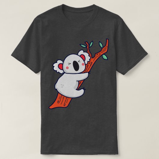 オーストラリア動物園キーパーギフト動物コアラ Tシャツ (デザイン正面)