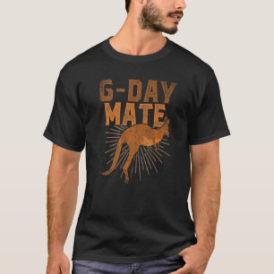 オーストラリア動物園動物Gデイメイトカンガルー Tシャツ